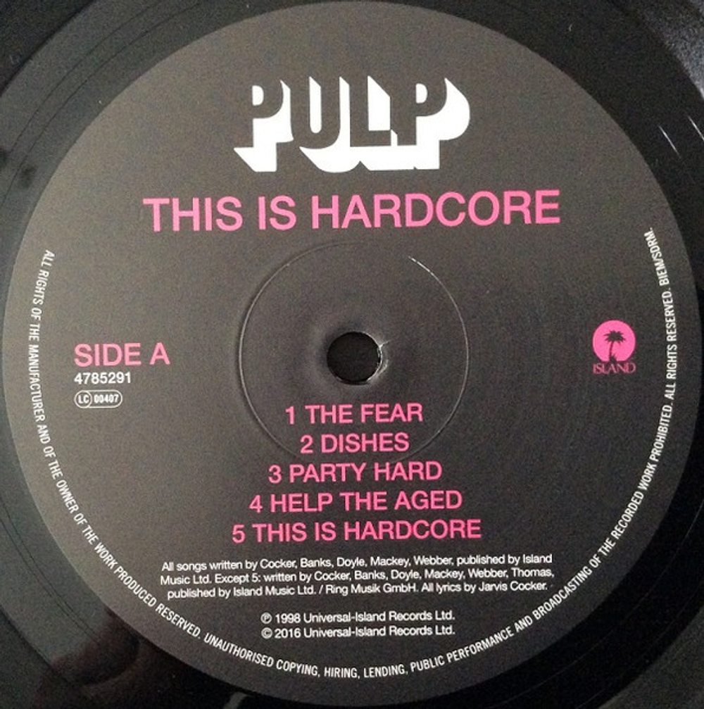 Pulp / This Is Hardcore (2LP)