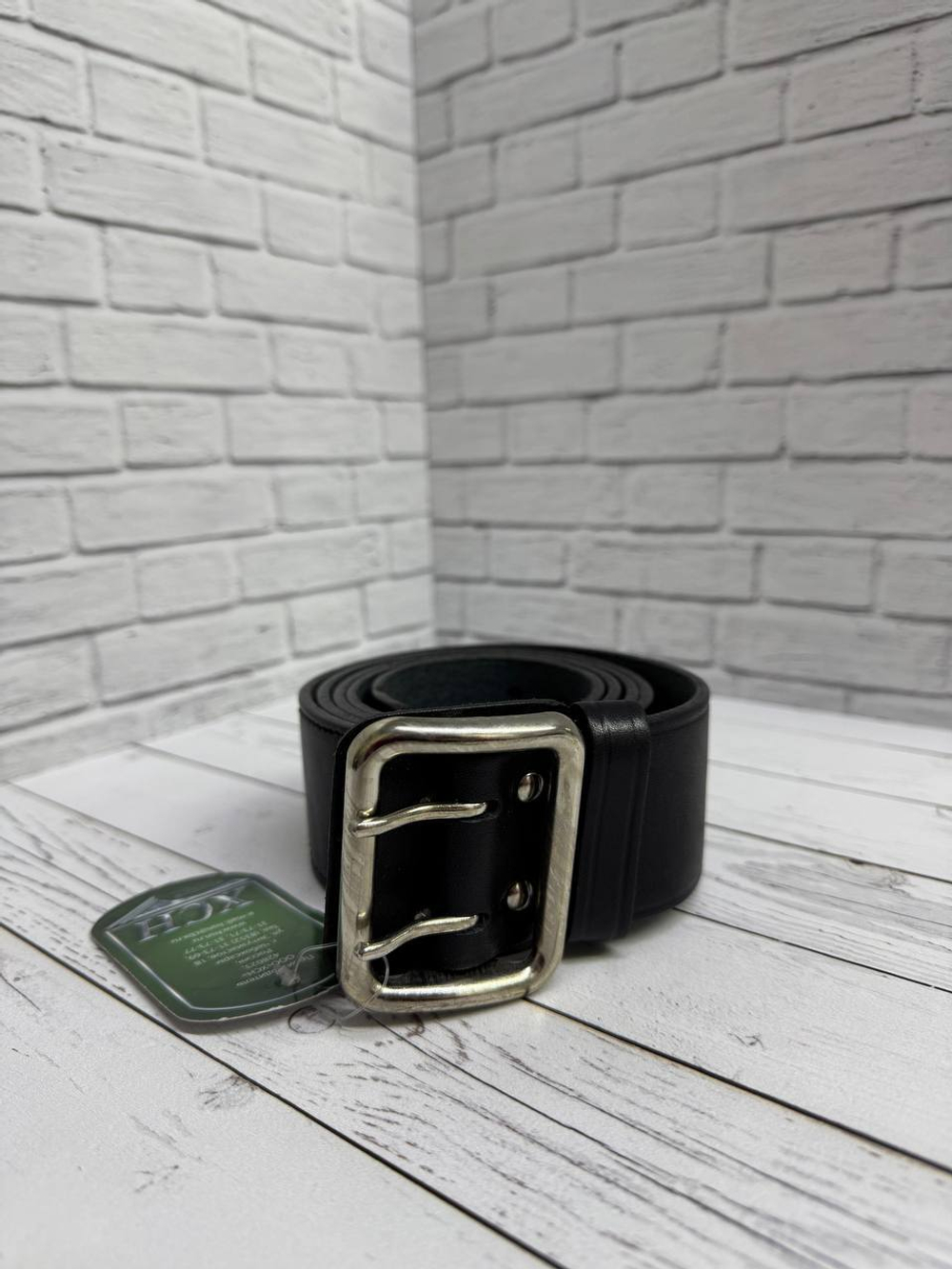 Ремень офицерский натуральная кожа/чёрный