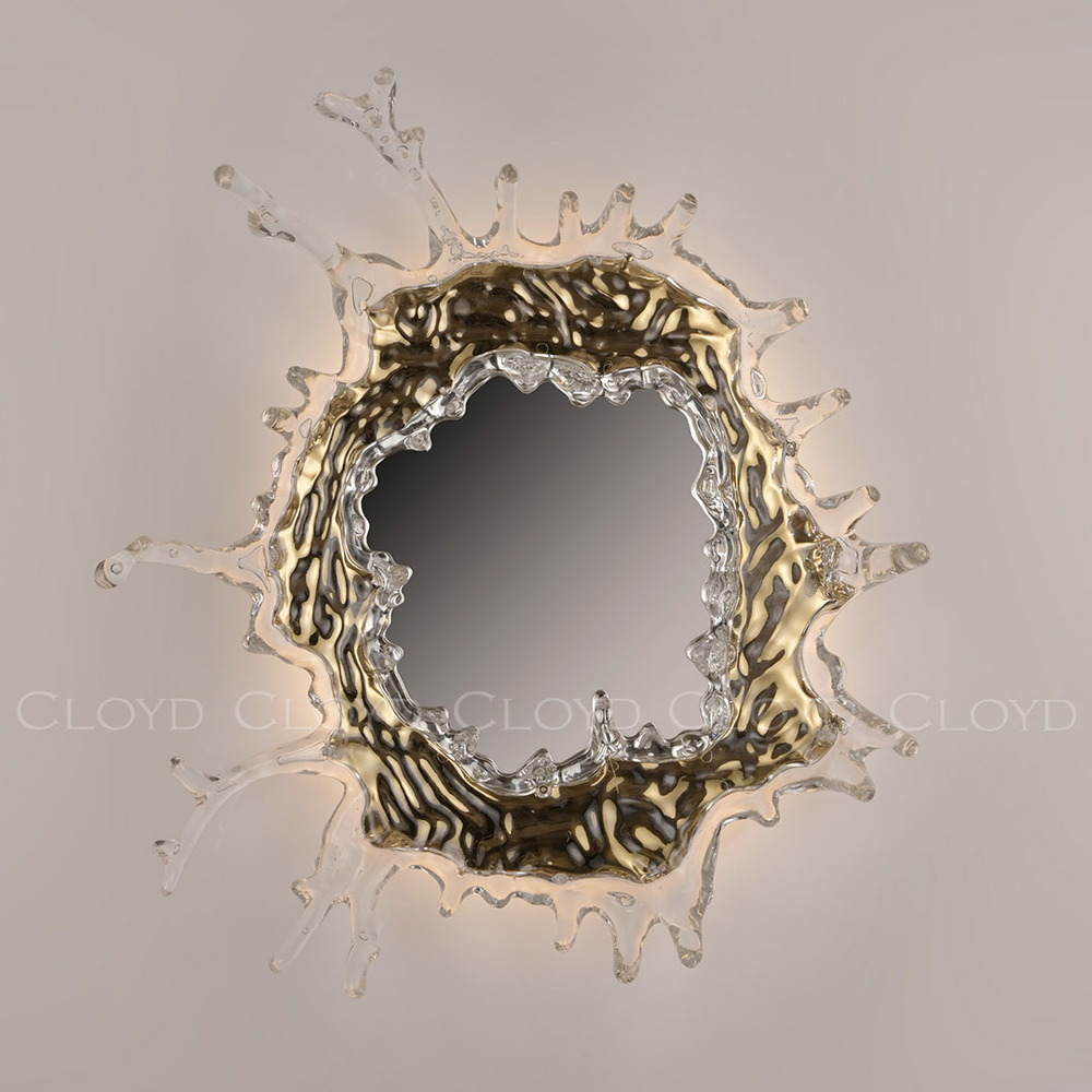 Зеркало Cloyd EVOKE-B Mirror / выс. 78 см - золото (арт.50151)