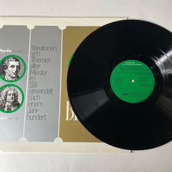 Винтажная виниловая пластинка LP Brahms Брамс, Haydn Гайдн, Handel Гендель, Variationen Von Themen Alter Meister, Im Stil Gewandelt Nach Einem Jahrhundert (Германия 1972)