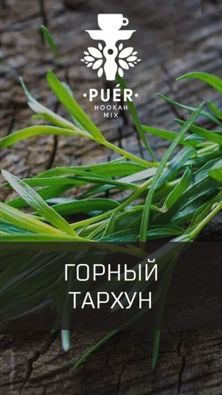 Puer Hookah - Mountain Tarragon (100г)
