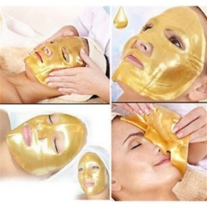 Маска Золотая коллагеновая на все лицо Gold Bio Collagen Crystal Facial Mask, 60 гр