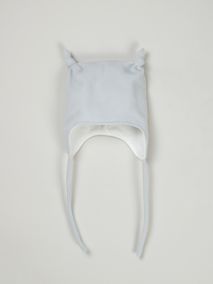 Шапка флисовая с узелками "Серебро" 0+