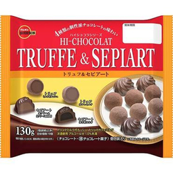 Шоколадные конфеты Truffe & Sepiart 4 вида начинки, BOURBON, 130г