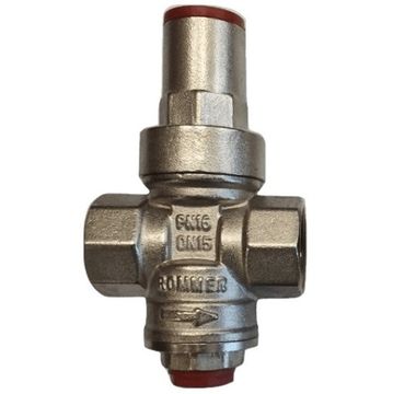 Редуктор давления Rommer 1/2" ВР/ВР PN16 с выходом под манометр (RVS-0010-000015)