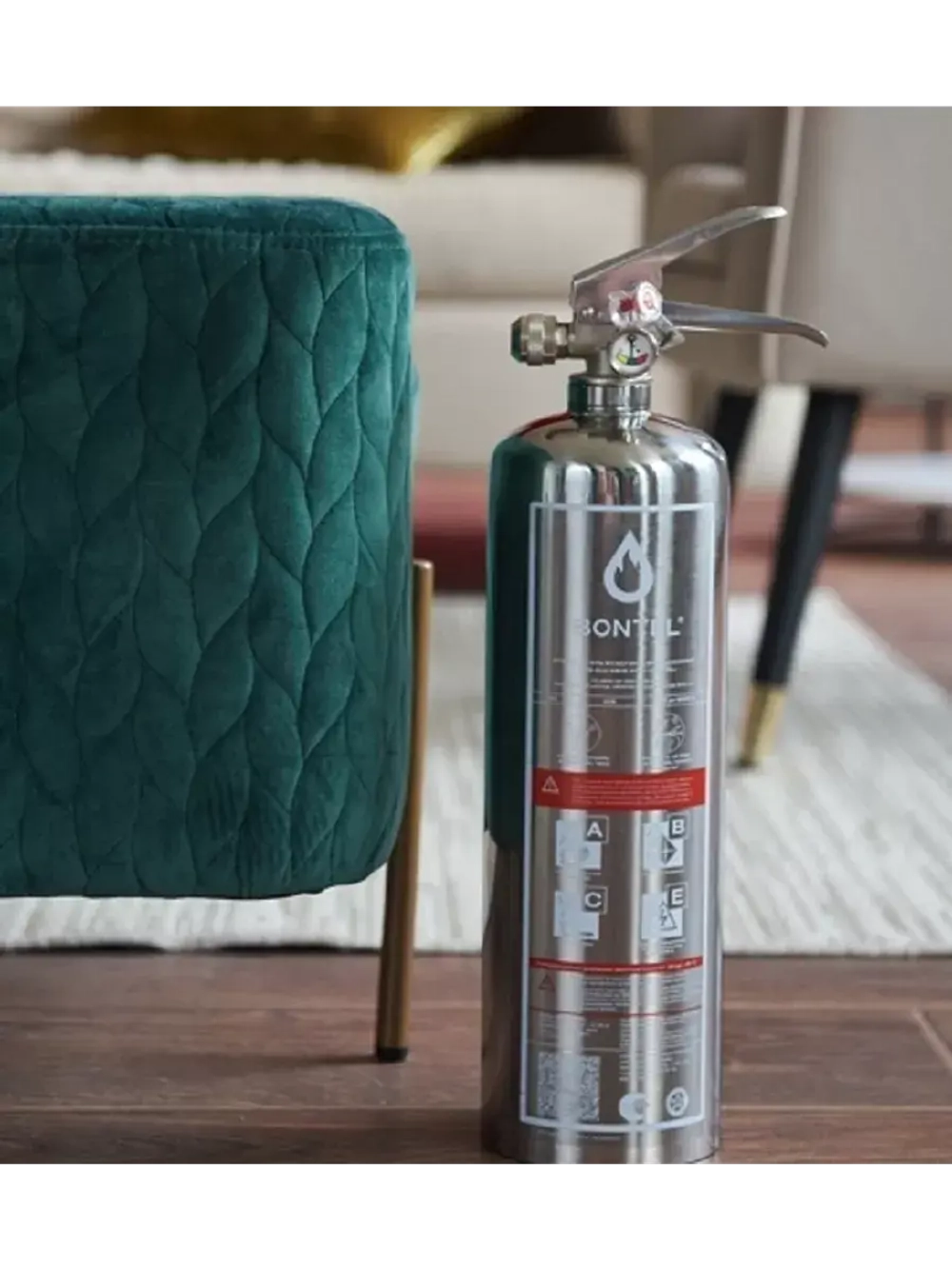 Огнетушитель-спрей BONTEL 2л с кронштейном (нерж)