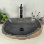 Раковина из речного камня RS-62076 (60*42*15)