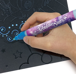 Детский подарочный набор для рисования с палитрой и рамкой "Млечный путь", серия Space Nebulous Stars