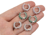Серьги-Кольца "Green", 16,5мм