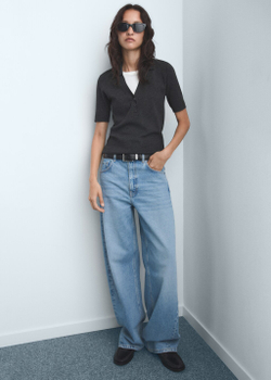 Джинсы barrel со средней посадкой