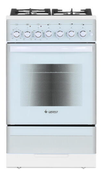 Плита газовая GEFEST ПГЭ 5502-02 0042 (бел.с раств рис)