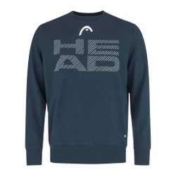 Мужское теннисное поло HEAD Rally Long Sleeve Men - Blue