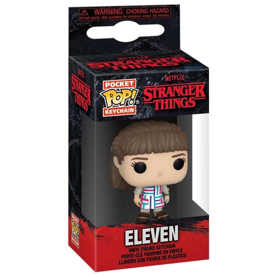 Брелок Funko Pocket POP! Stranger Things S4 Eleven 62382 / Фигурка-брелок Фанко по мотивам сериала "Очень странные дела", Одиннадцать