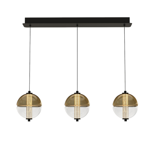 Подвесной светильник MD24022079-3B black/amber