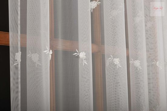 Тюль Мари французская сетка грек (экрю)