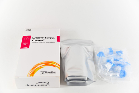 CharmTemp Crown (ЧамТемпКраун) светоотверждаемый материал д/изготовления временных коронок и мостов DentKist фото комплекта