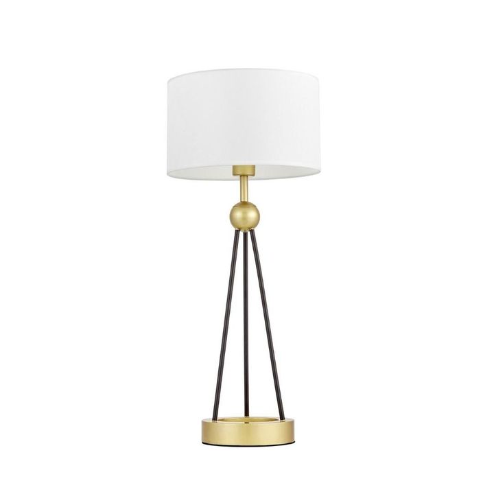 Настольная лампа Lumina Deco Belforte LDT 5527 GD+WT