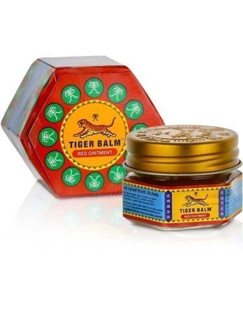 Тигровый бальзам Tiger balm Red ointment Cavin Care, 9 мл