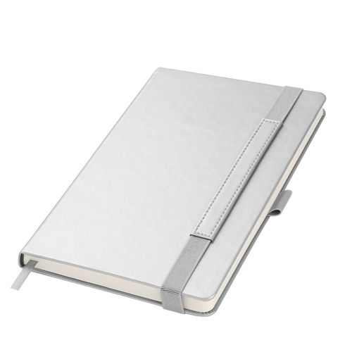 Ежедневник Alpha недатированный, серебро/серый