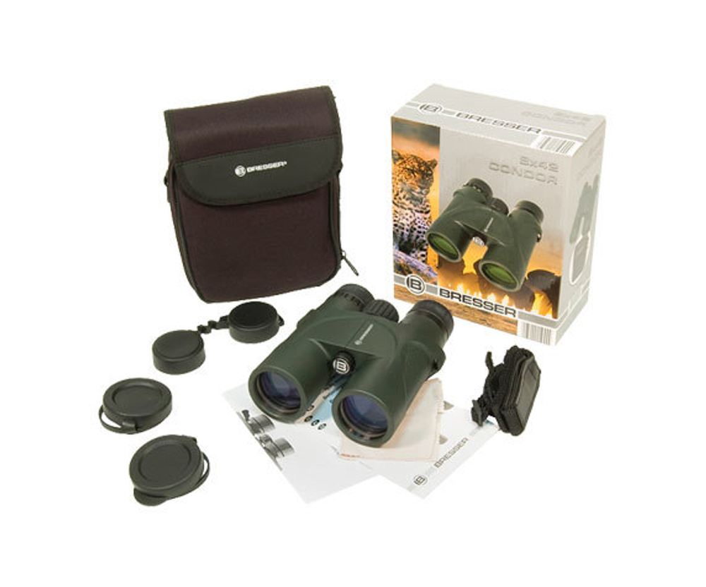 Комплект поставки бинокля Condor 8 42