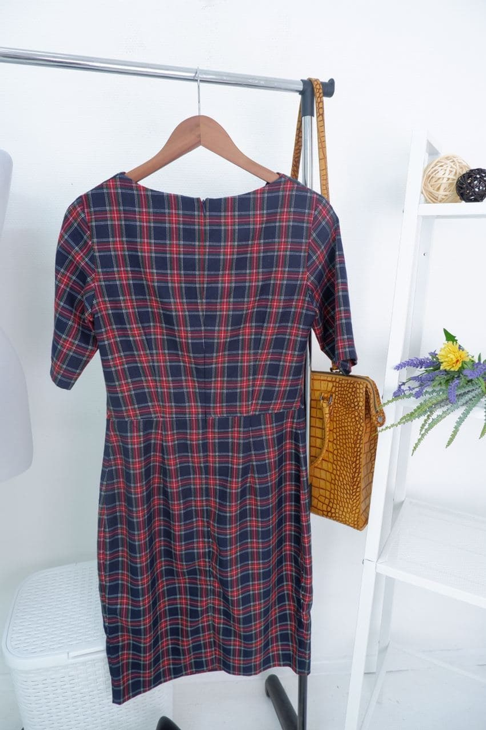 Платье MAGDA в клетку 48 размер, новое