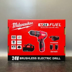 Шуруповерт аккумуляторный бесщеточный Milwaukee 24V / 2АКБ / +сумка