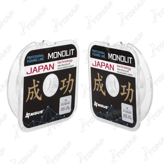 Леска MONOLIT 0,165mm/50m Nylon Transparent (N-MO-0.165-50) Nisus