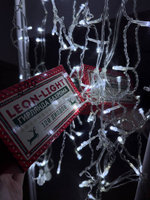 Гирлянда новогодняя "Бахрома" светодиодная LEON LIGHT 120ламп 220в ip20