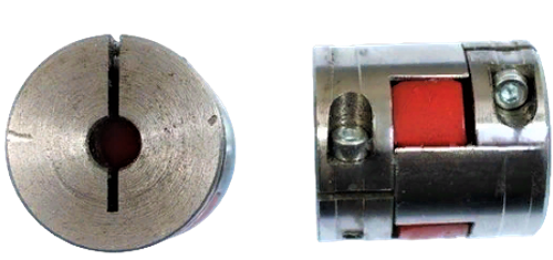 Муфта соединительная D фланца =18мм, d=7 мм тахометра лебедки лифта LOEDIGE.