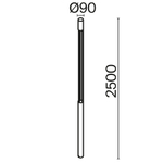 Садово-парковый светильник Outdoor O427FL-L30GF3K