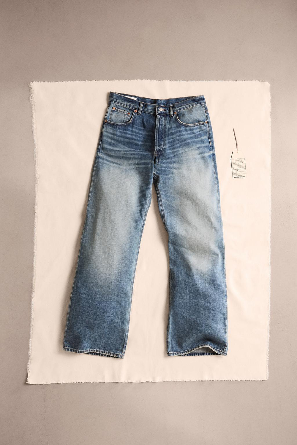 Джинсы flare fit baggy