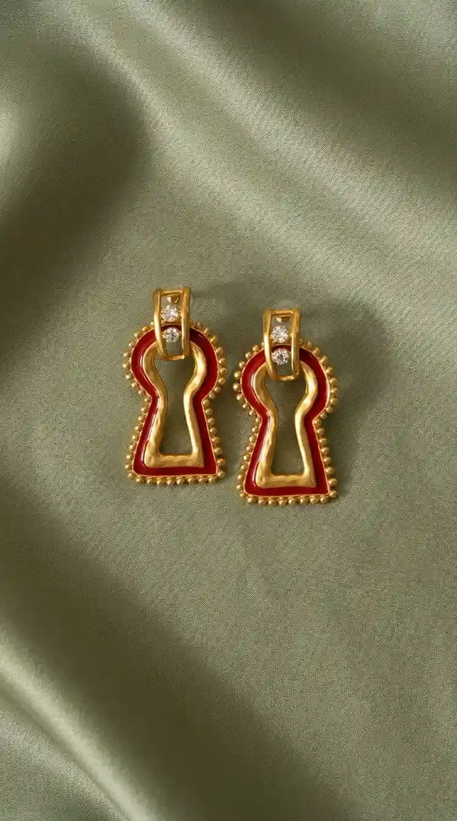 Серьги Secret, Золотой