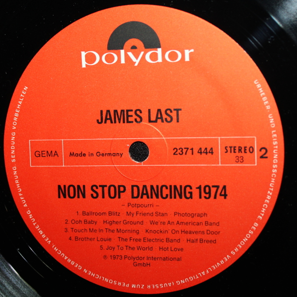 James Last / Non Stop Dancing 1974 (LP)