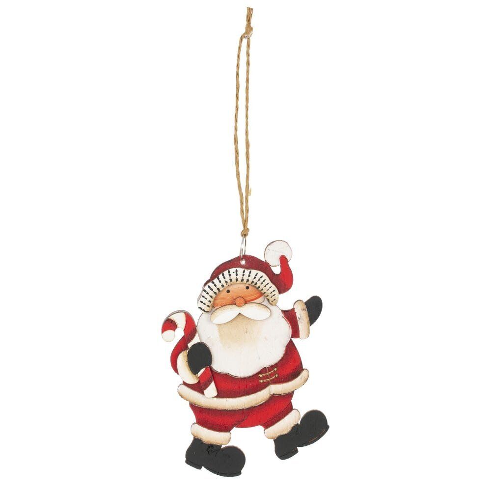 GAEM Изделие декоративное подвесное "Дед мороз/Снеговик", L8 W1,5 H13 см, 4в.