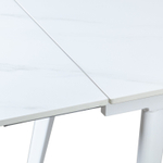 Стол раскладной Buren (140+30+30) керамика светлая