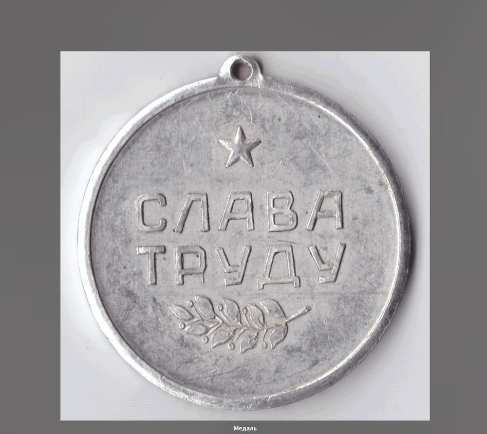 Медаль "Инструментальщик" 4 цех 1970 год VF