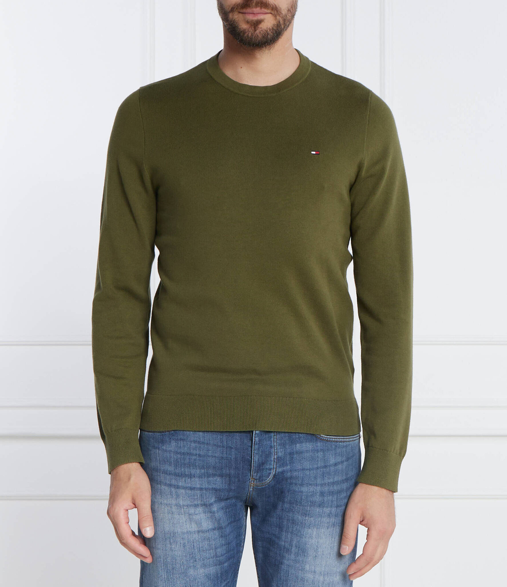 Свитер CLASSIC CREW Tommy Hilfiger - зеленый(MW0MW32026)