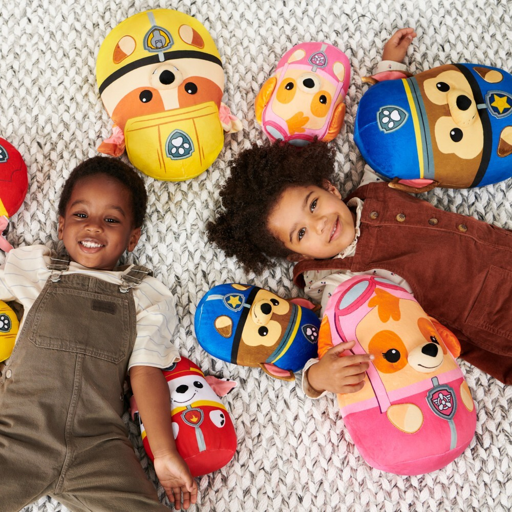 PAW Patrol — Большой плюшевый талисман собаки Rubble GUND 30 см 20144731 / артикул   84240 6068586 20144731  / GTIN 778988502242