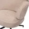 Крутящееся кресло Claude, бежевый шенилл