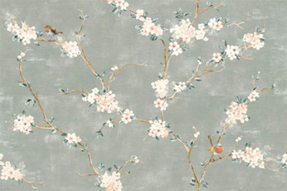 Настенная плитка Mixed Verde Decoro Fiori di Pesco Rett.(A+B) (RC5L)