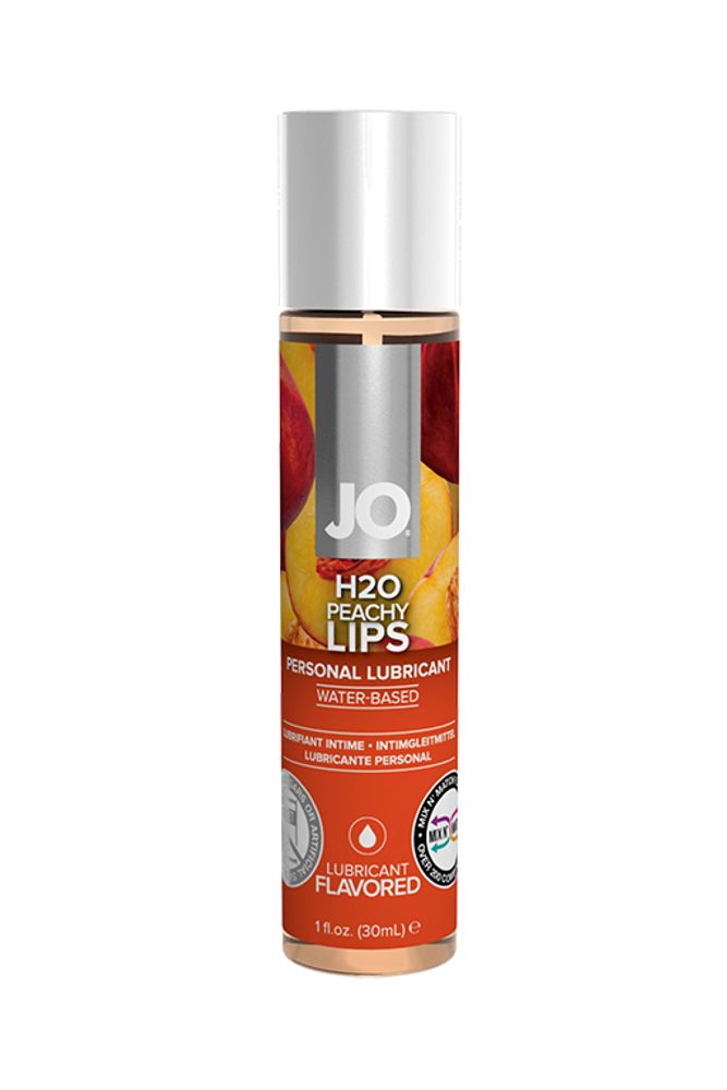 JO Flavored Peachy Lips Сочный персик, 30 мл