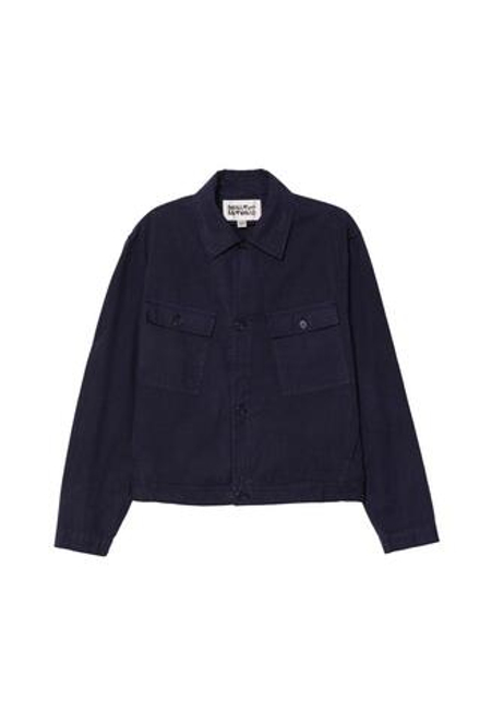 ZARA X BENITO ANTONIO ТОНКАЯ КУРТКА НА ПУГОВИЦАХ, СИНИЙ