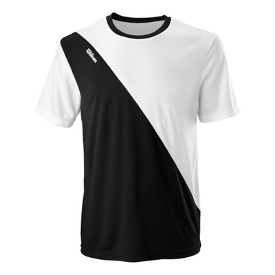 Мужское теннисное поло Wilson Team II T-Shirt Men - Black, White