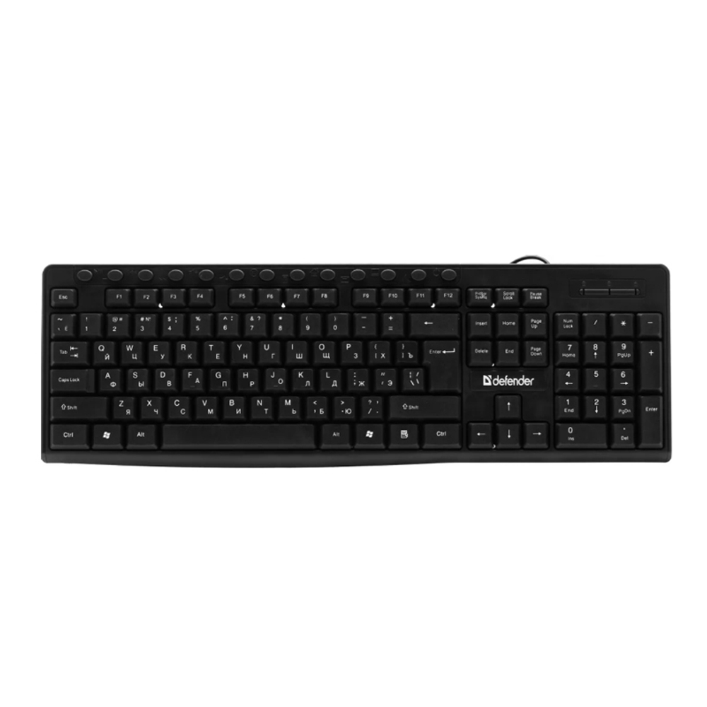 Клавиатура Defender Action HB-719 RU, чёрный