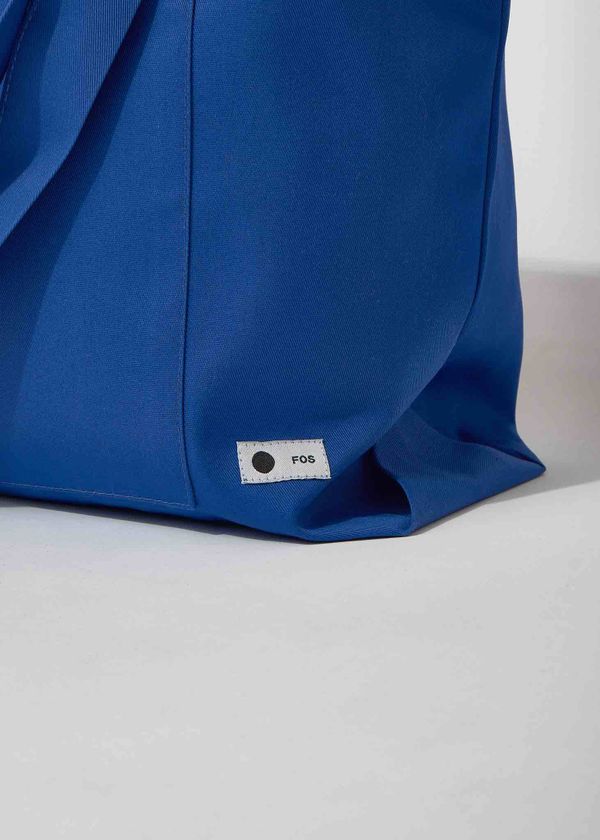 Шоппер Объёмный Плотный Синий - фото 7