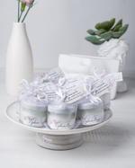 Свечи-бонбоньерки в подарок гостям на свадьбу