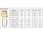 Ниппель латун   3/4 ш х 3/4 ш. ViEiR (220/10шт)