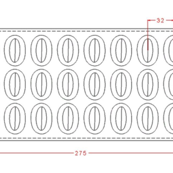 108 | Форма для шоколадных конфет (275*135 мм)