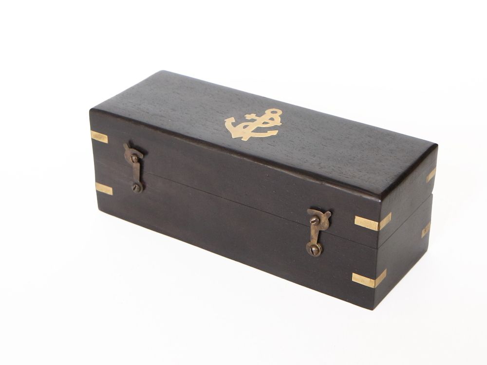 Nautical Подзорная труба в деревянном футляре