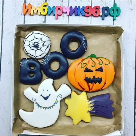 Имбирные пряники Хэллоуин